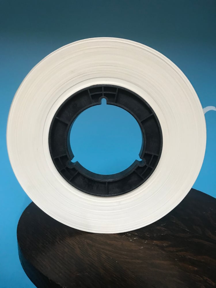 White or Red Quarter-Inch Leader Tape x 1000 feet - Reel-to-Reel