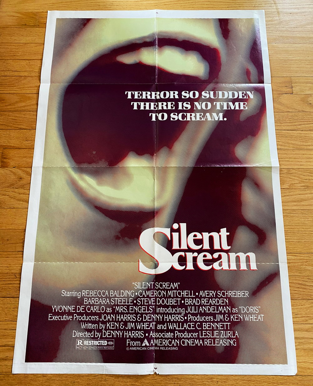 1979 SILENT SCREAM Orignal U.S. One Sheet Movie Poster