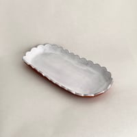 Image 1 of Oval scalloped Dish