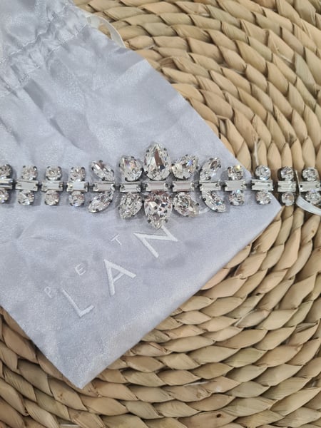 Image of Peter Lang Swarovski Bridal Bracelet.