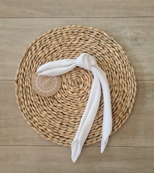 Image of Boho Satin Hair sash/wrap.