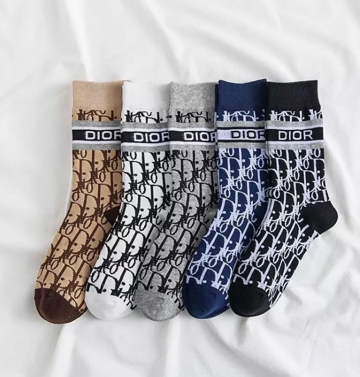dior bee socks