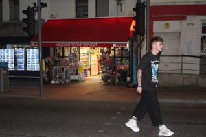 Image of 'BEYOND PLACEBO' Album Tee Black
