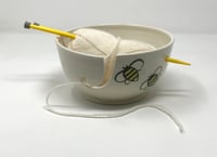 Image 1 of BEE Decorated Yarn Bowl, Medium 