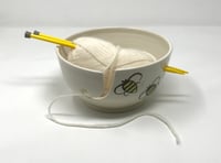 Image 2 of BEE Decorated Yarn Bowl, Medium 