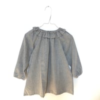 Mavie Blouse- grey check