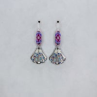 Image 4 of Pastel Rhinestone Sea Creatures Earrings