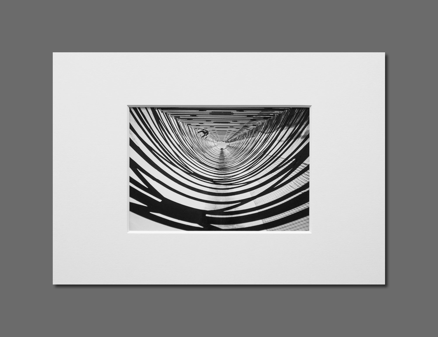Image of THE FLUMES - 11x16CM FINE ART PRINT IN A4 PASSE-PARTOUT