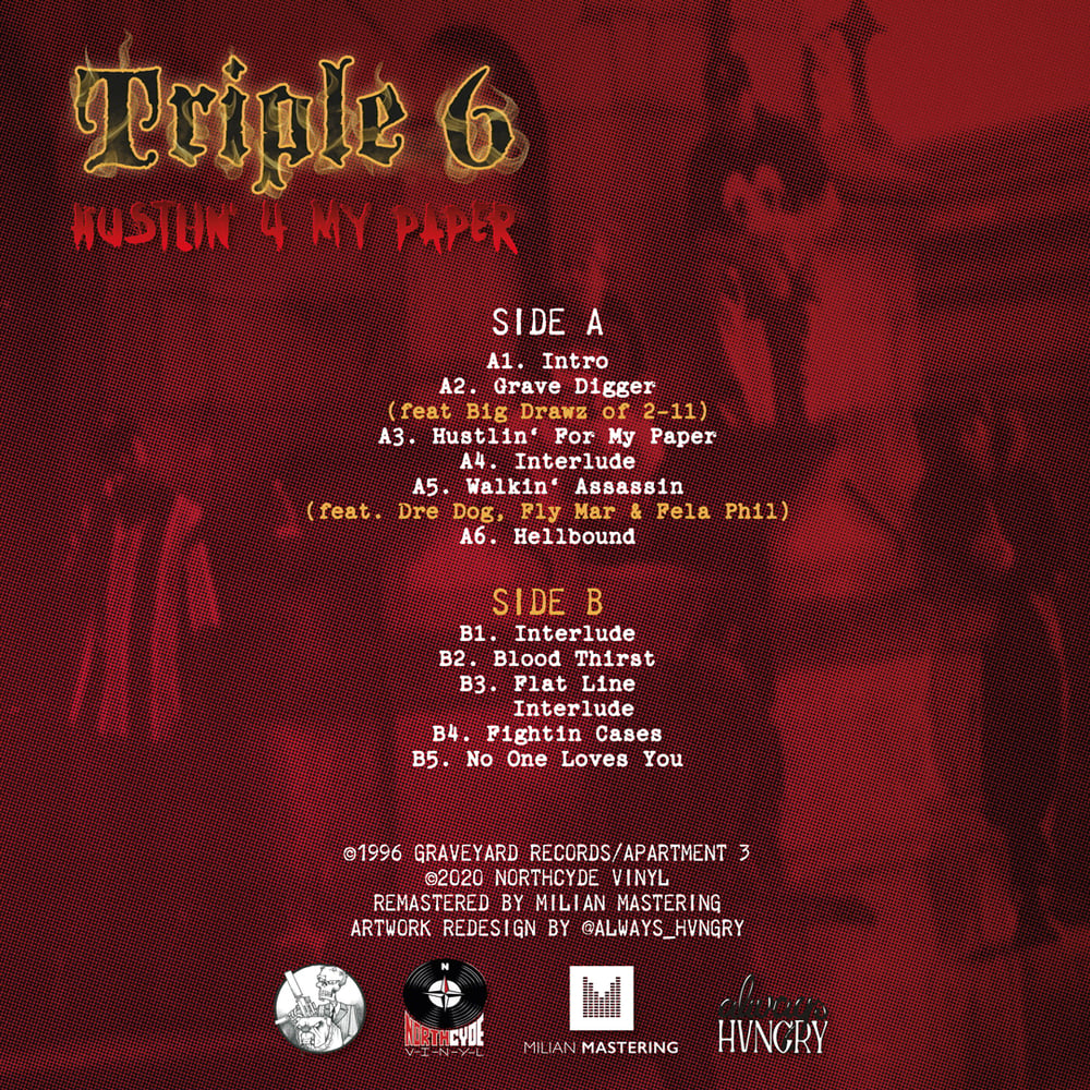 Triple 6 - Hustlin' 4 My Paper (Colored LP)