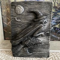 Image 2 of Flying Witches Plaques and Pentacle Offering Dishes