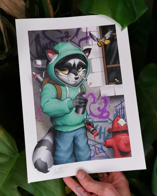 Image of Raton-graffeur A4