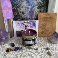 Image 5 of Mystic Sariel Tarot Ritual Candles - Priestess Magick