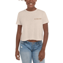 We Were Here | Embroidered Crop Tee