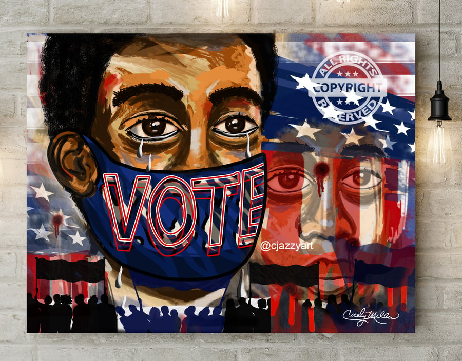 Image of I Cry America (VOTE)