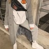 Flame Harley Davidson Patch Hoodie