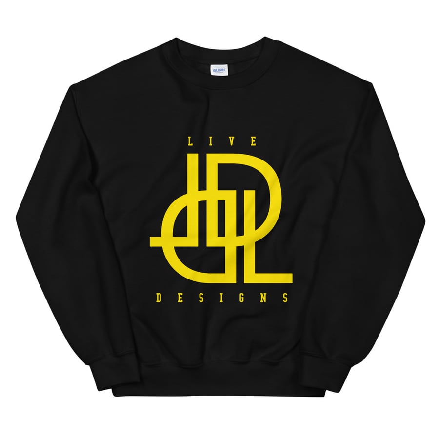 Image of Black w/ Yellow - LD Logo Sweatshirt