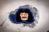 Tony Iommi - Cartoon Head Enamel Pin