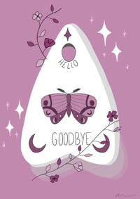Moth Planchette A5 Print 