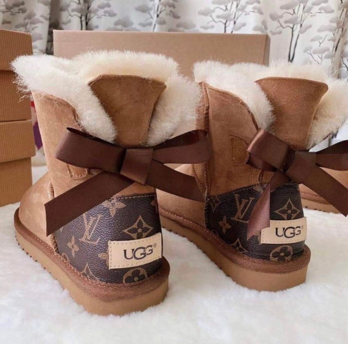 Image of LV Print Uggs