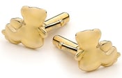 Image of Bears of Hope Cufflink - In 9ct Solid Yellow Gold