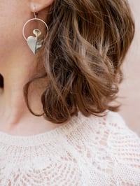 Image 2 of Boucles d'Oreilles MINGO Argentées