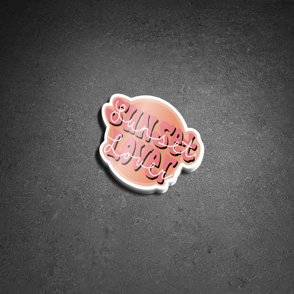 Image of Sunset Lover Sticker Sticker