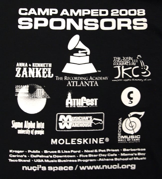 2008 Camp Amped T-Shirt 