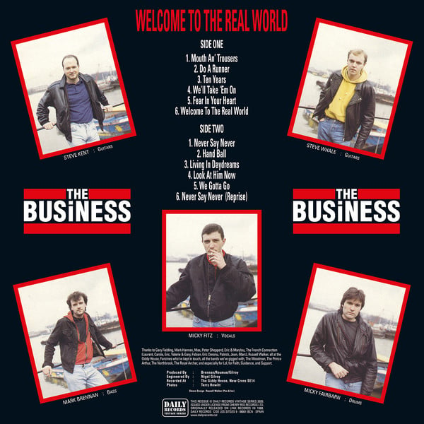 the BUSINESS - "Welcome To The Real Word" LP