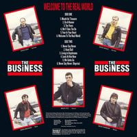 Image 2 of the BUSINESS - "Welcome To The Real Word" LP