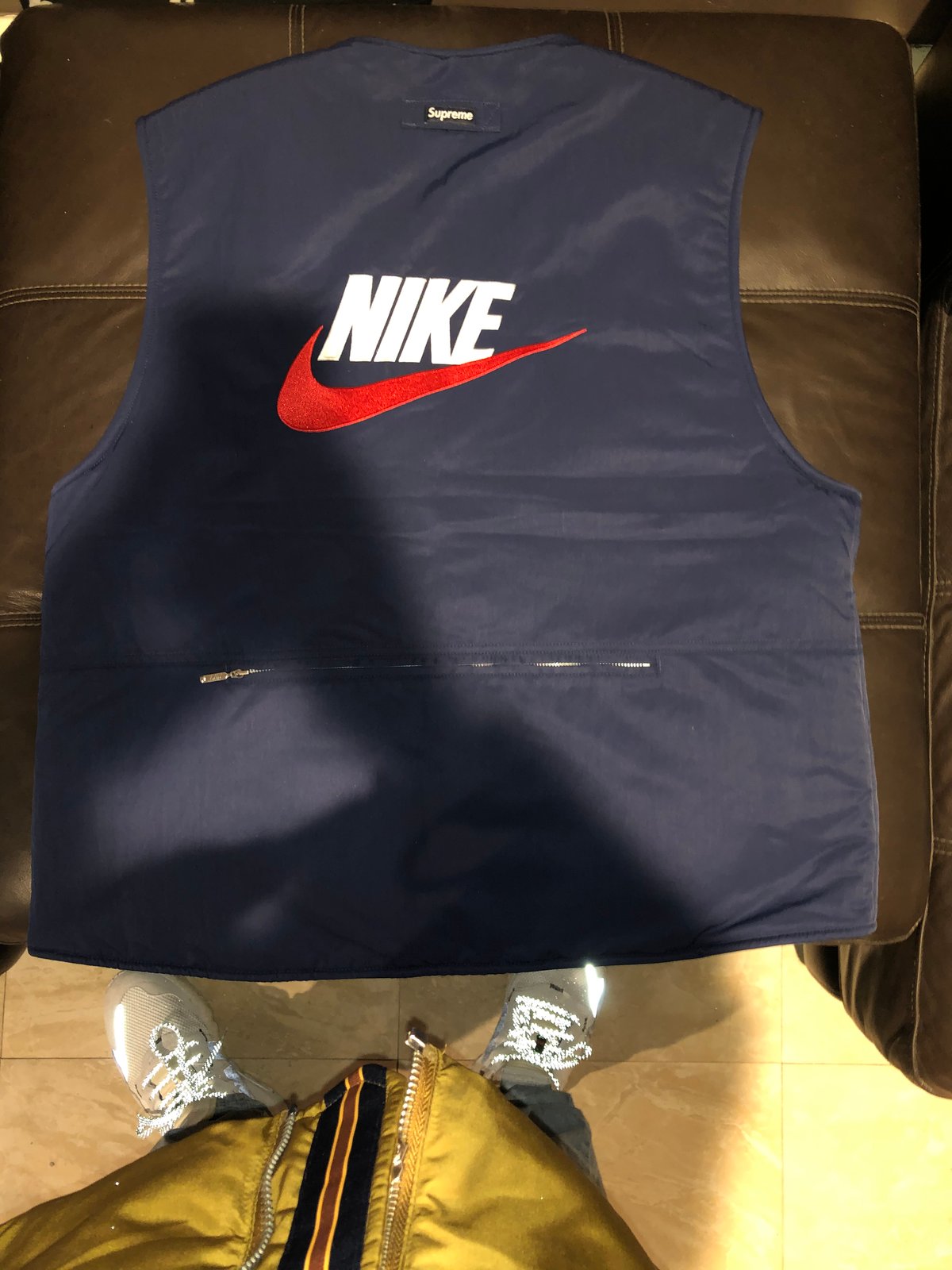 supreme nike reversible vest