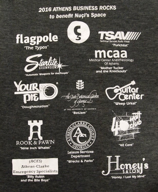 2016 Athens Business Rocks T-Shirts