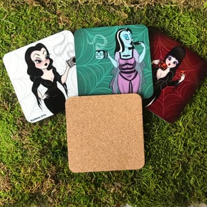 PRE-ORDER- Spooky Morning Ghoul Coasters - Set of 4 