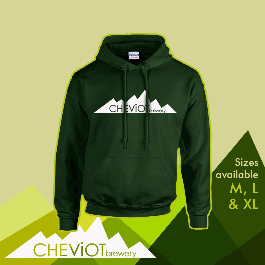 Image of Hoodie - Dark Green (Forest) - Cheviot Brewery Hoodie