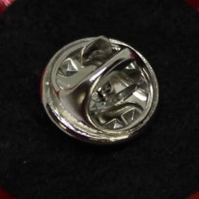 Image of Black Solidarity Pin Badge (33.02 x 25.4mm (Weight: 6g))