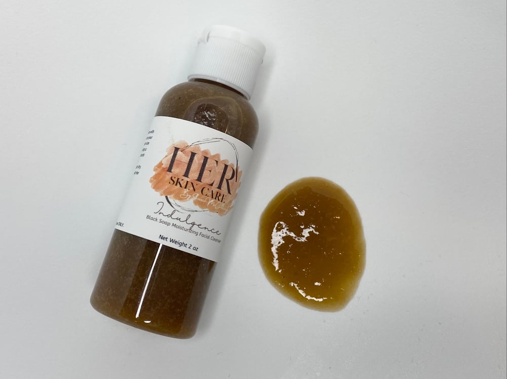 Image of Indulgence Black Soap Facial Cleaner