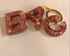Holographic Glitter Keychains 