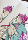 ‘side quest hustle’ print