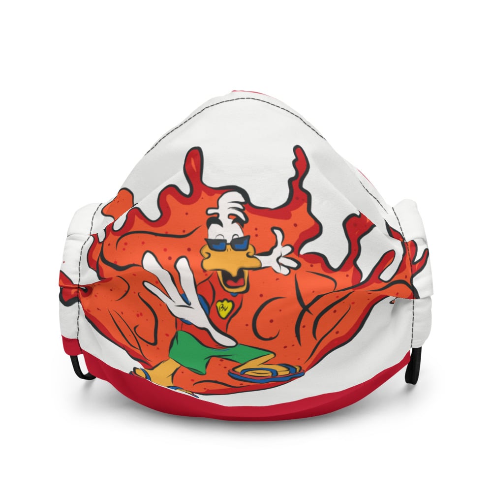 Image of Lucas in Chamoy Face Mask