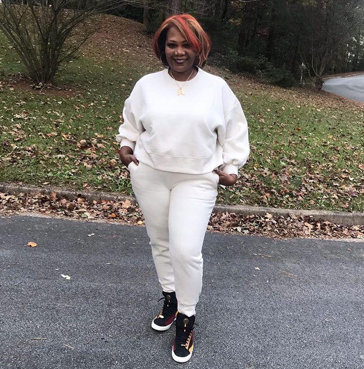 puff sleeve jogger set