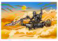 'The Mandalorian' A2 Print