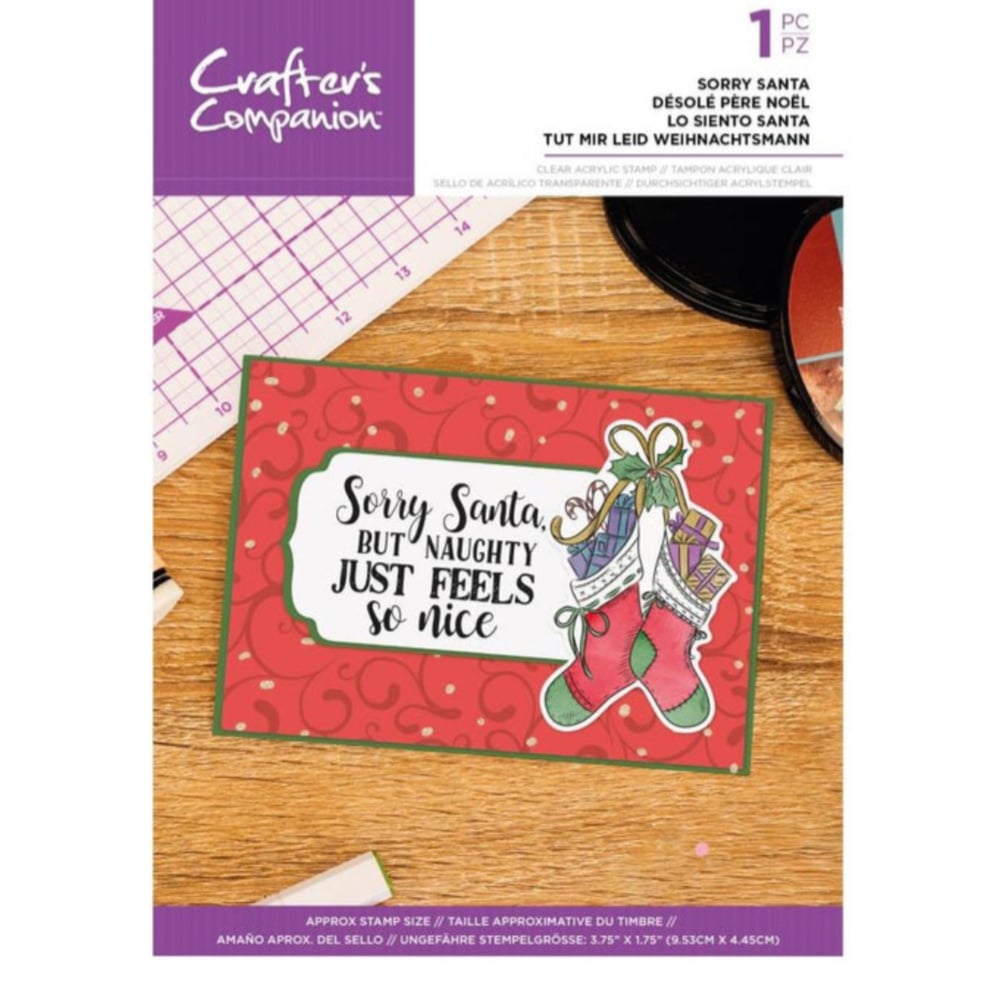 Image of Crafters Companion ~ Quirky Christmas Stamps 