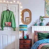 Image 3 of Disc'O' Green/Blue Lampshade