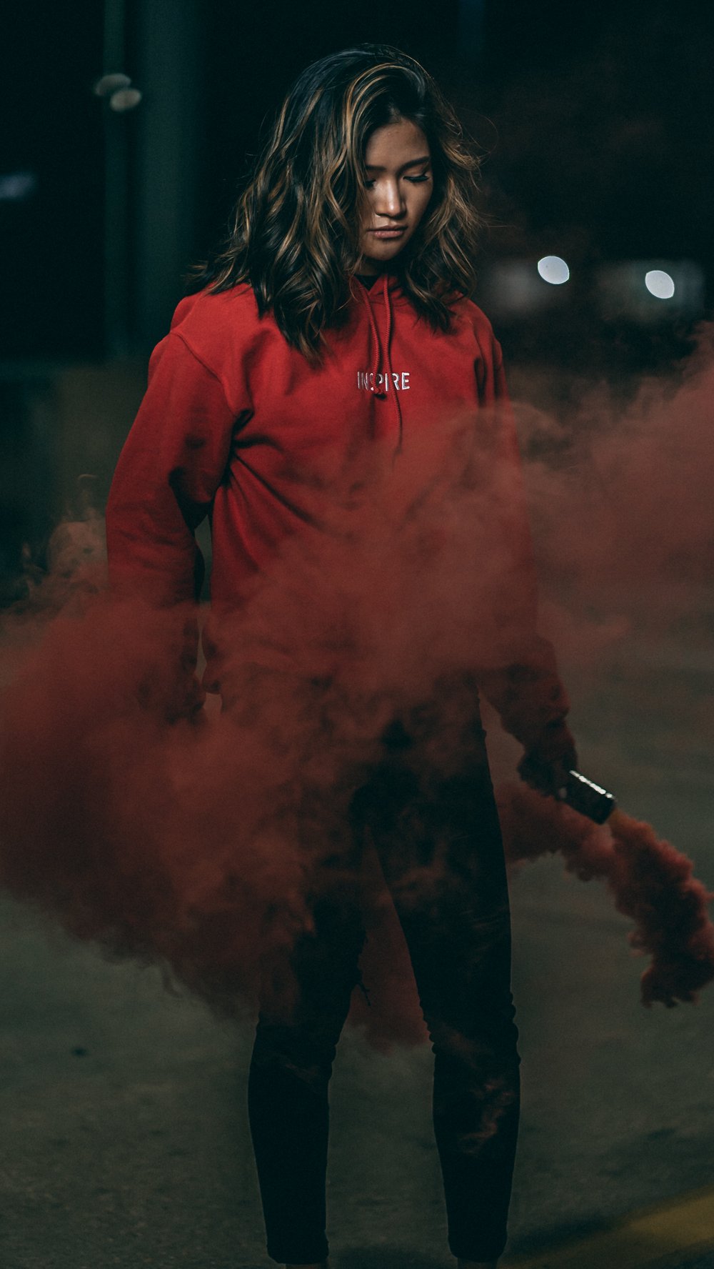 Image of LIVE TO INSPIRE HOODIE I UNISEX (RED)