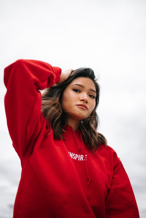 Image of LIVE TO INSPIRE HOODIE I UNISEX (RED)