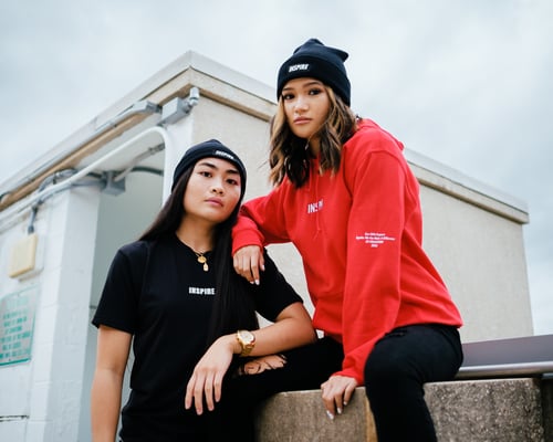 Image of LIVE TO INSPIRE HOODIE I UNISEX (RED)