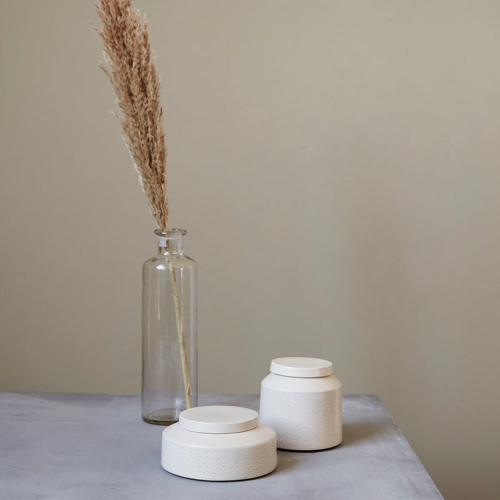 Image of Kala stoneware storage pot - tall
