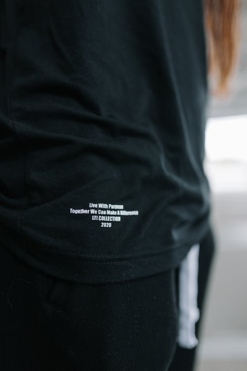 Image of LIVE TO INSPIRE TEE (BLACK)
