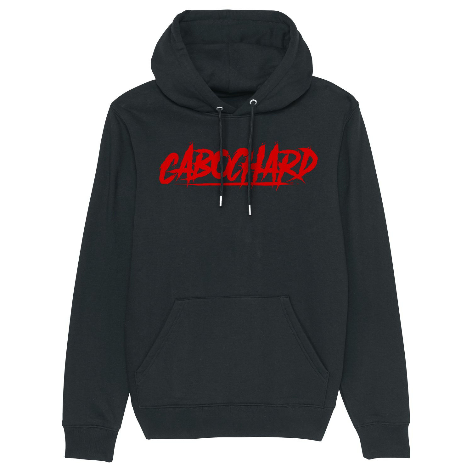 Image of SWEAT-SHIRT CAPUCHE UNISEX - CABOCHARD LOGO ROUGE