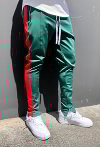 Pantalon Stripes Vert/Rouge