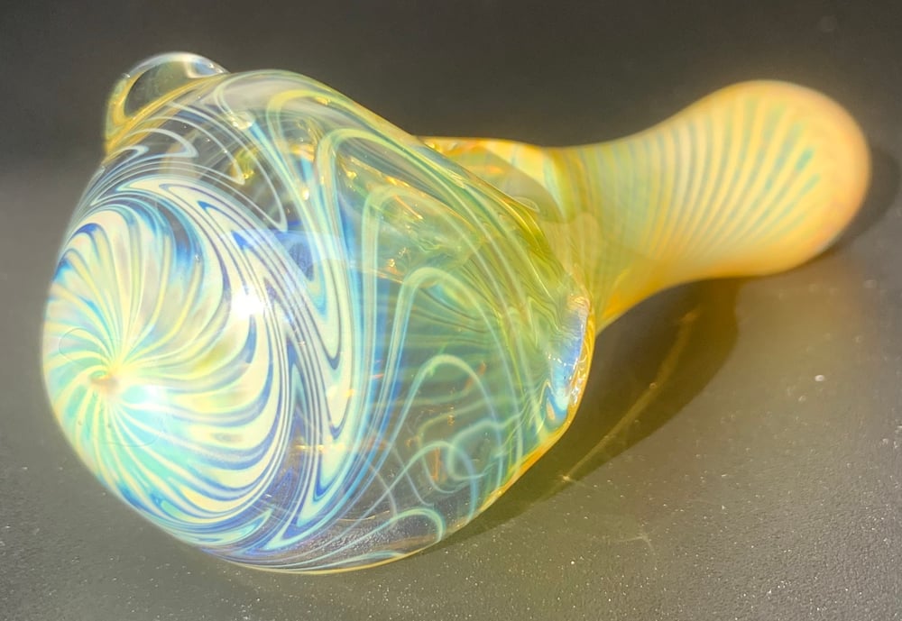 Silver Fume Linework spoon #2 